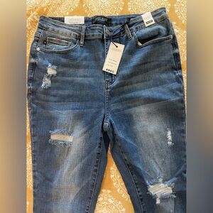 Judy Blue. New with tags. High waist skinny jeans. Size 15/32.